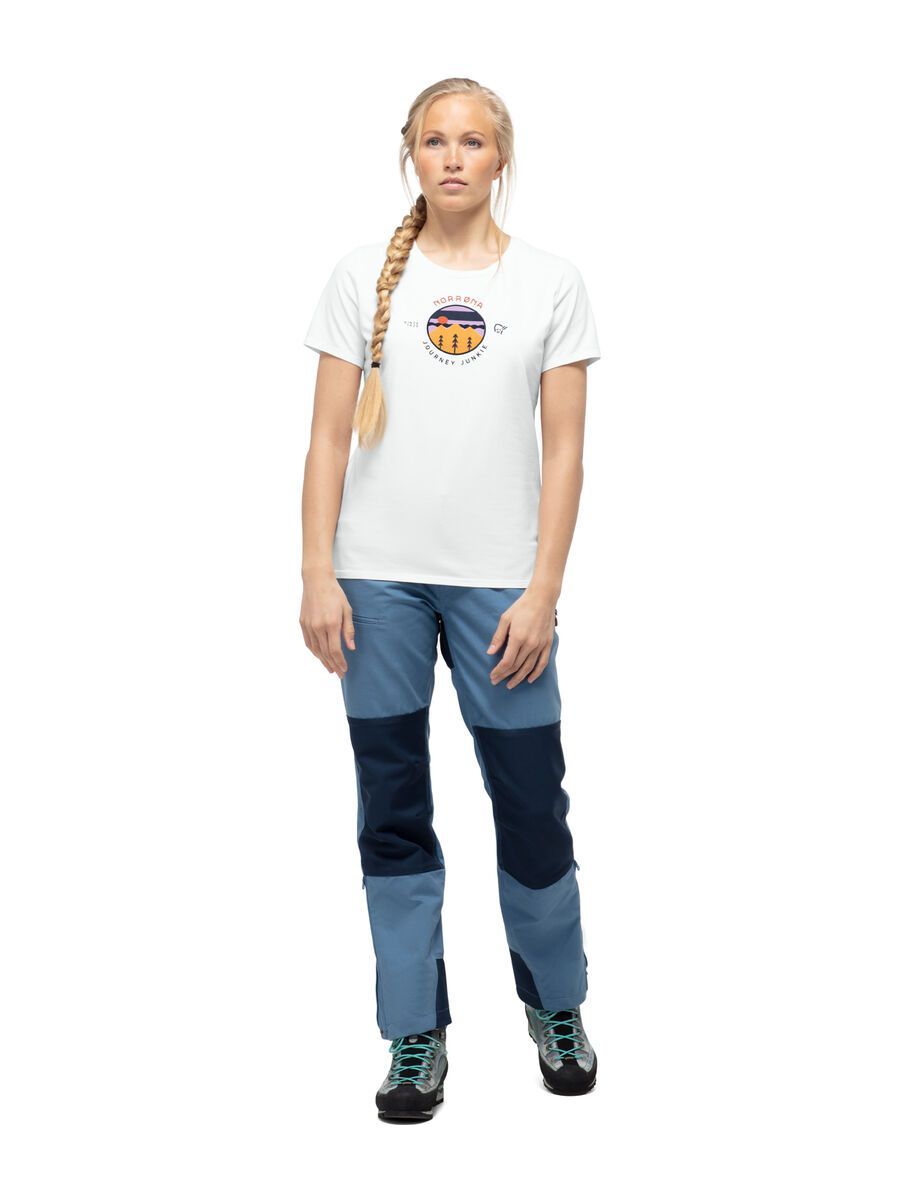 Norrona /29 cotton journey T-Shirt W's, pure white - Bild 3