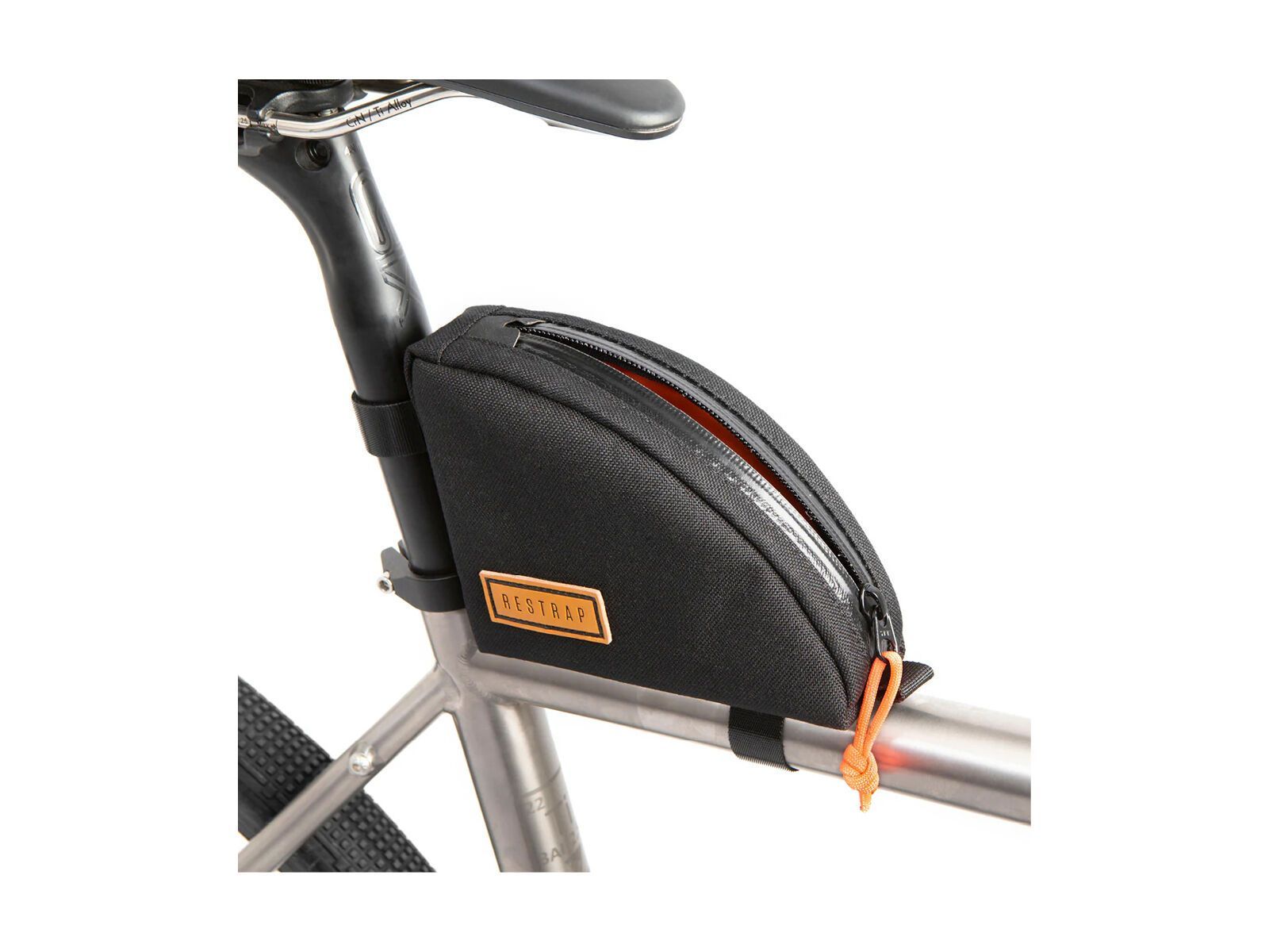 Restrap Rear Top Tube Bag - 0.8 L, black - Bild 2