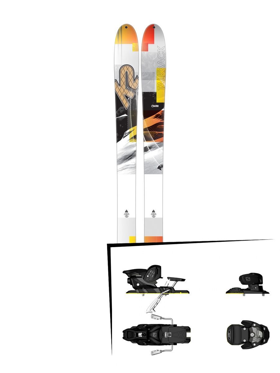 K2 SKI Set: Talkback 96 2016 + Salomon Warden MNC 13 - Bild 1