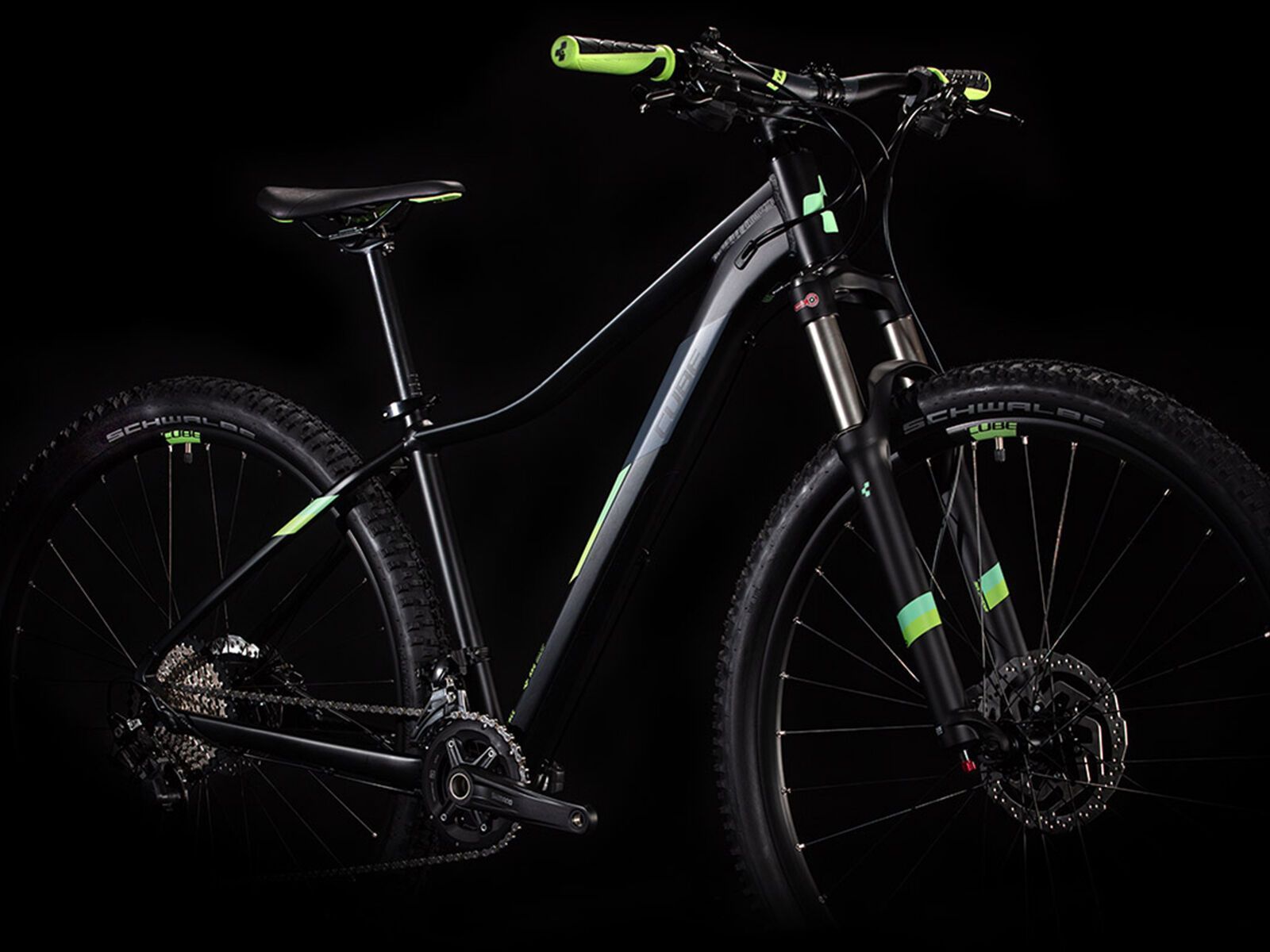 Cube Access WS Race 27.5, black´n´green - Bild 2