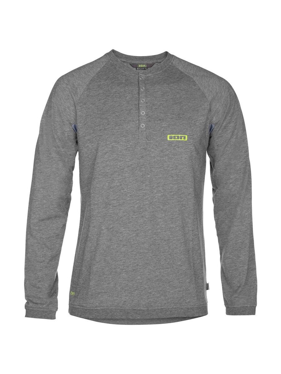 ION Bike Tee LS Shelter, grey melange - Bild 1