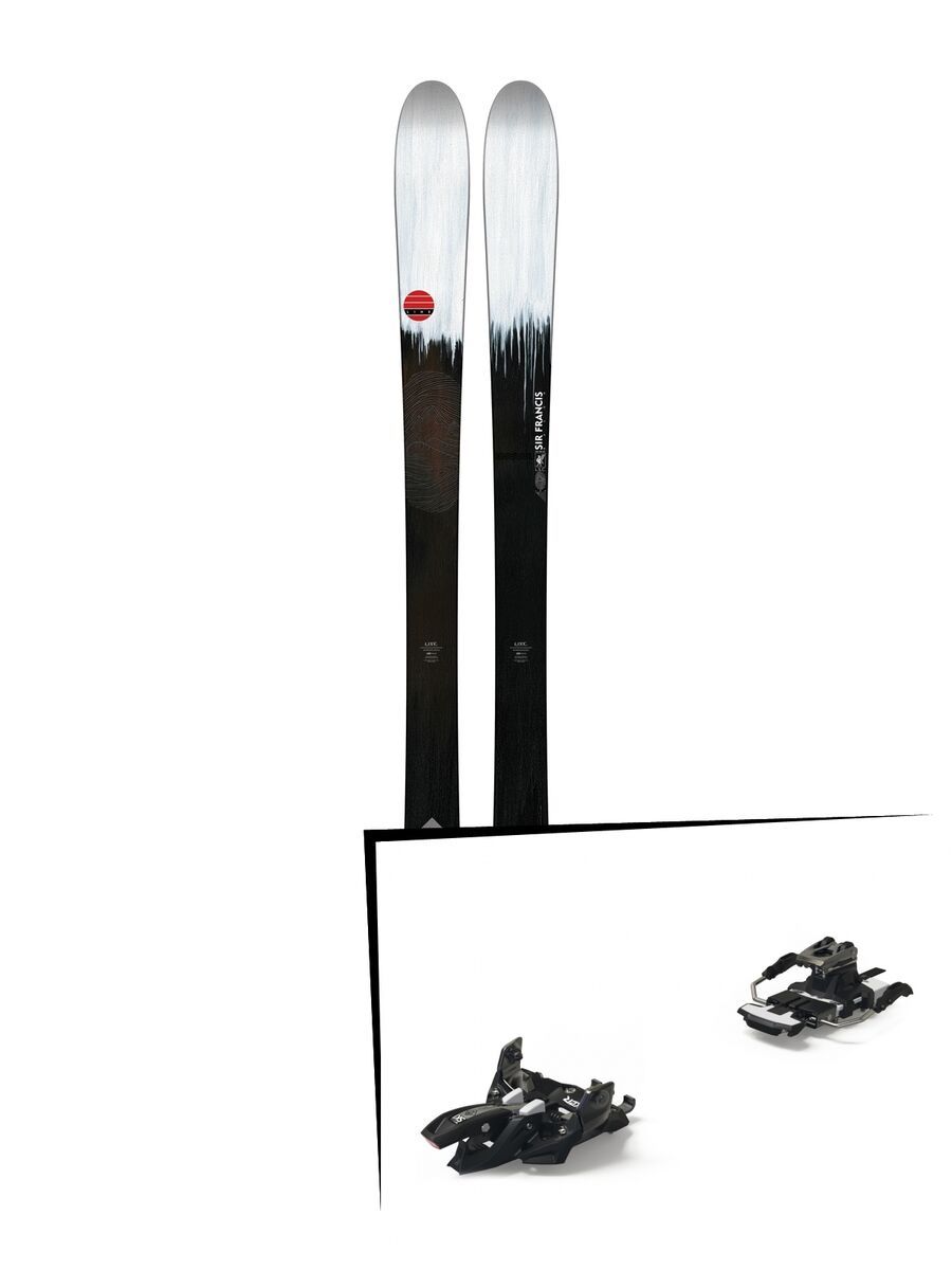 Set: Line Sir Francis Bacon 2018 + Marker Alpinist 12 Long Travel black/titanium - Bild 1
