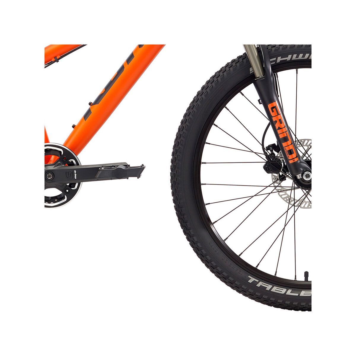 Kona Shred 24, matt orange w/ black decals - Bild 4