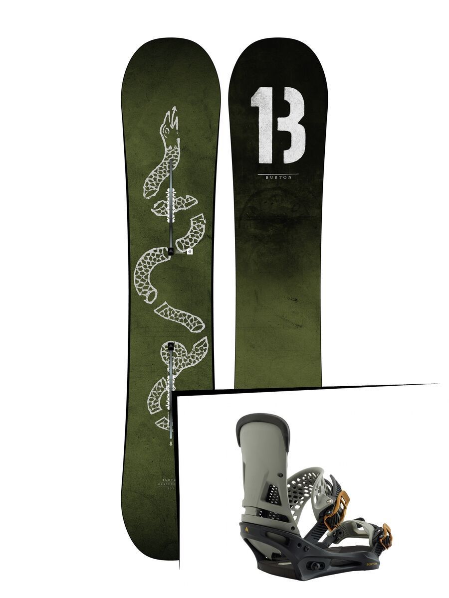 Set: Burton Descendant 2019 + Burton Malavita black/gray - Bild 1