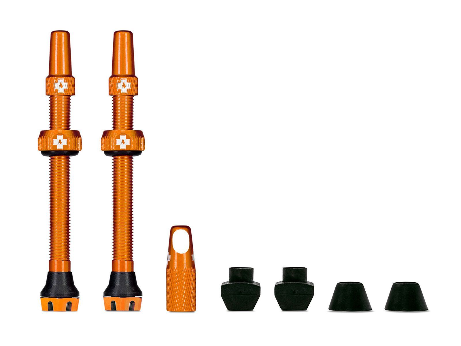 Muc-Off Tubeless Valves V2 - 60 mm, orange - Bild 1