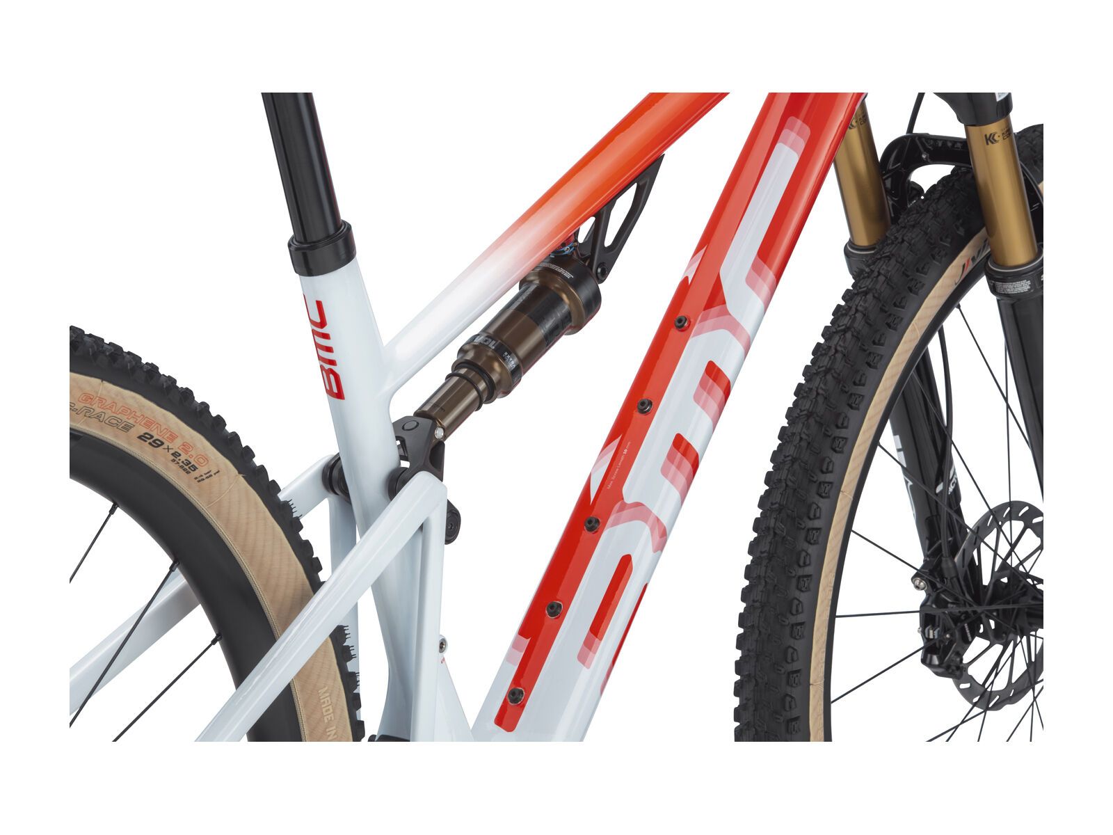 BMC Fourstroke 01 LTD, neon red/white - Bild 6