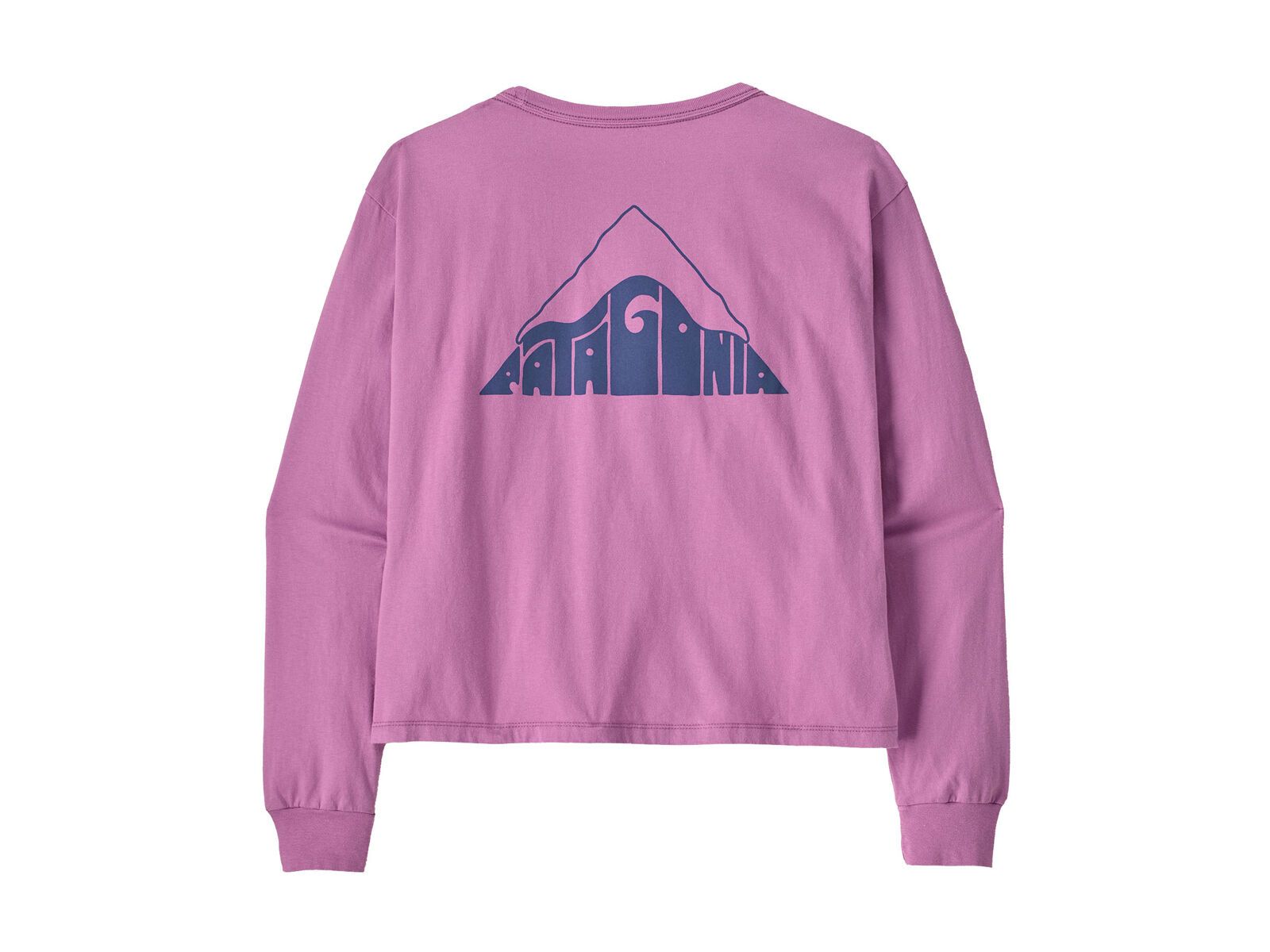 Patagonia Women's Long-Sleeved Driftways Easy Cut Organic T-Shirt, brisk purple - Bild 1