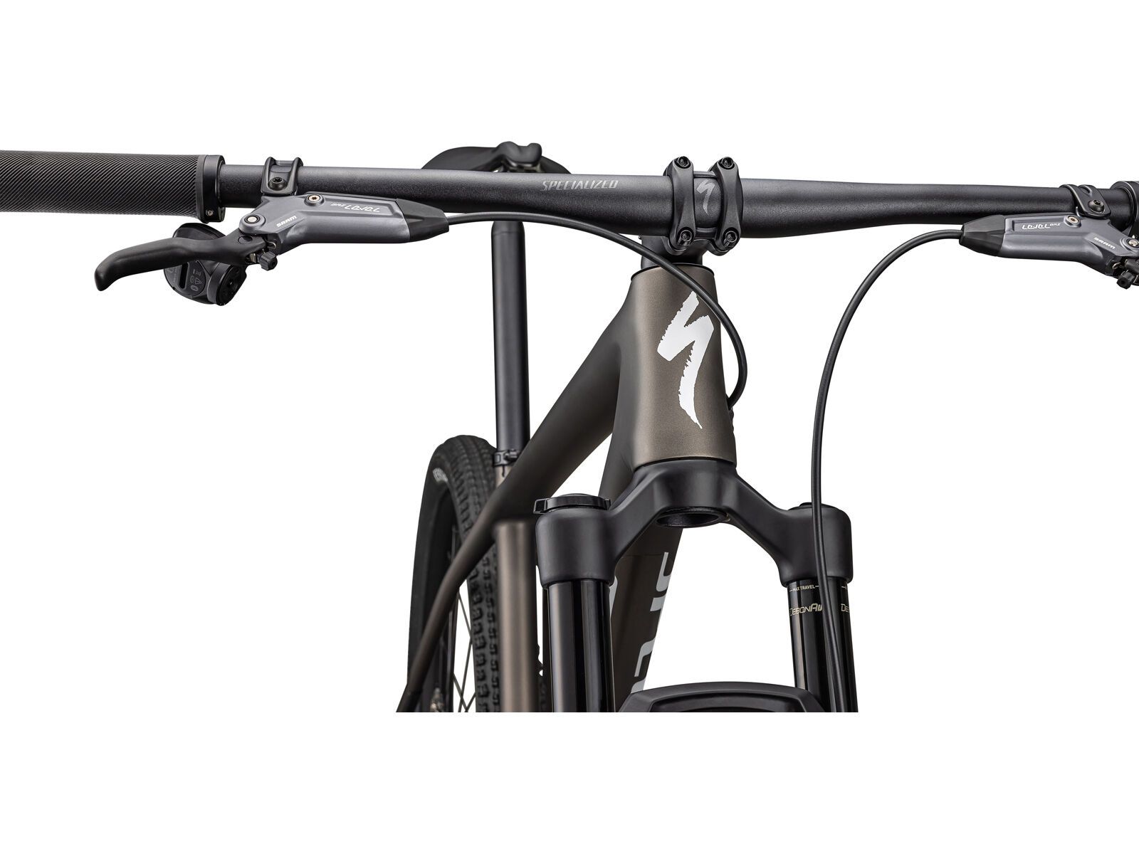 Specialized Epic Hardtail Comp, satin gunmetal/metallic white silver - Bild 5