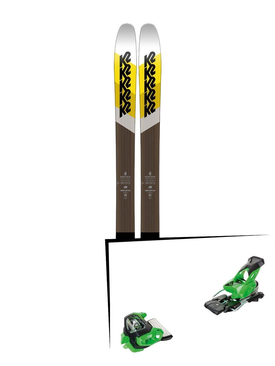 Set: K2 SKI Marksman 2018 + Tyrolia Attack² 16 GW green - Bild 1