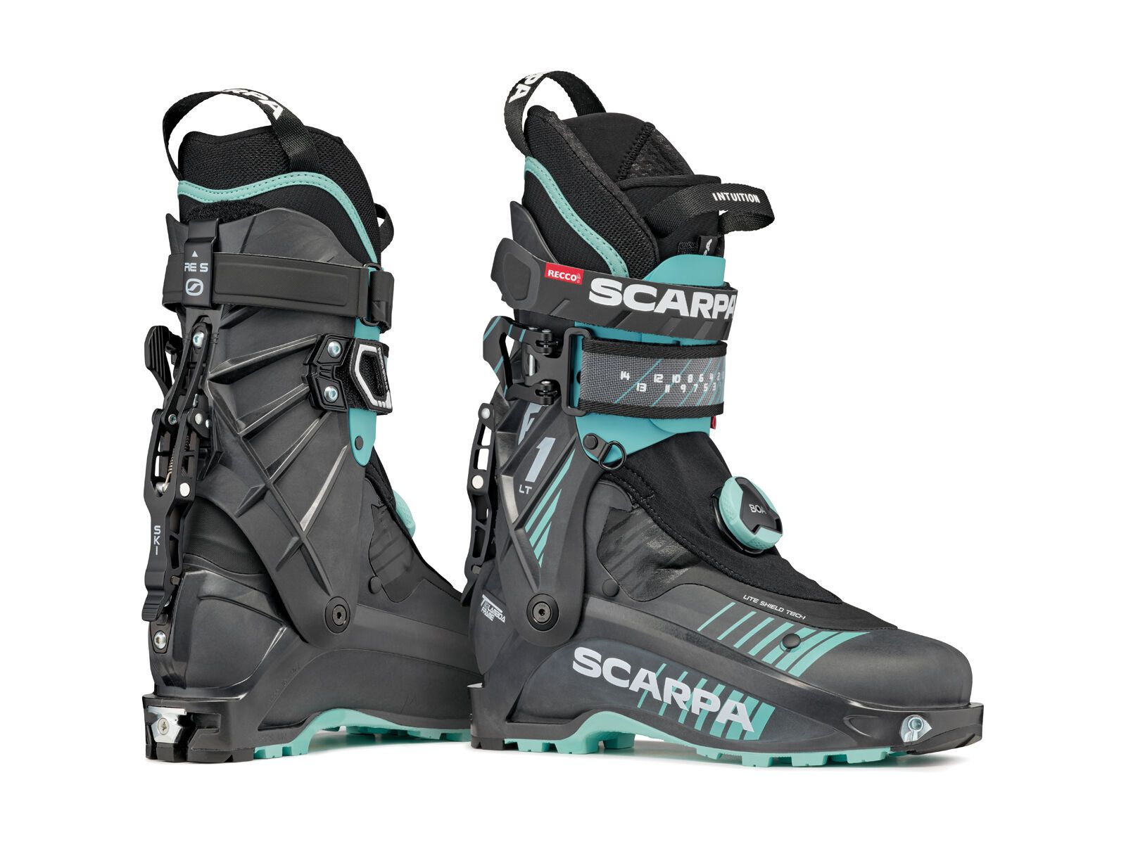Scarpa F1 LT Women, carbon/aqua - Bild 4