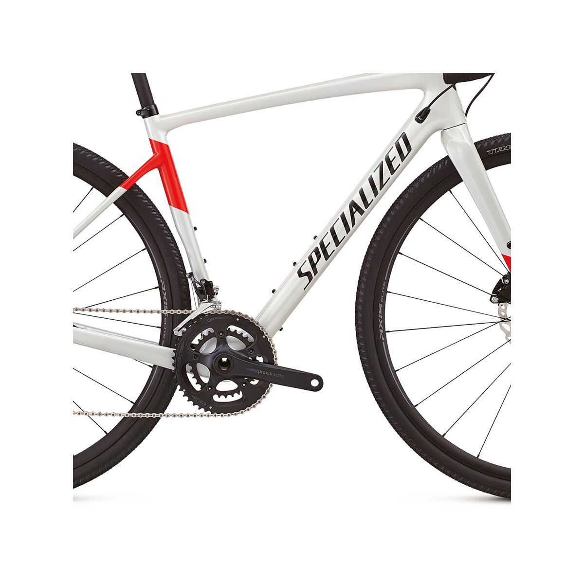 Specialized Diverge Comp, gloss dirty white/rocket red/tarmac black - Bild 5