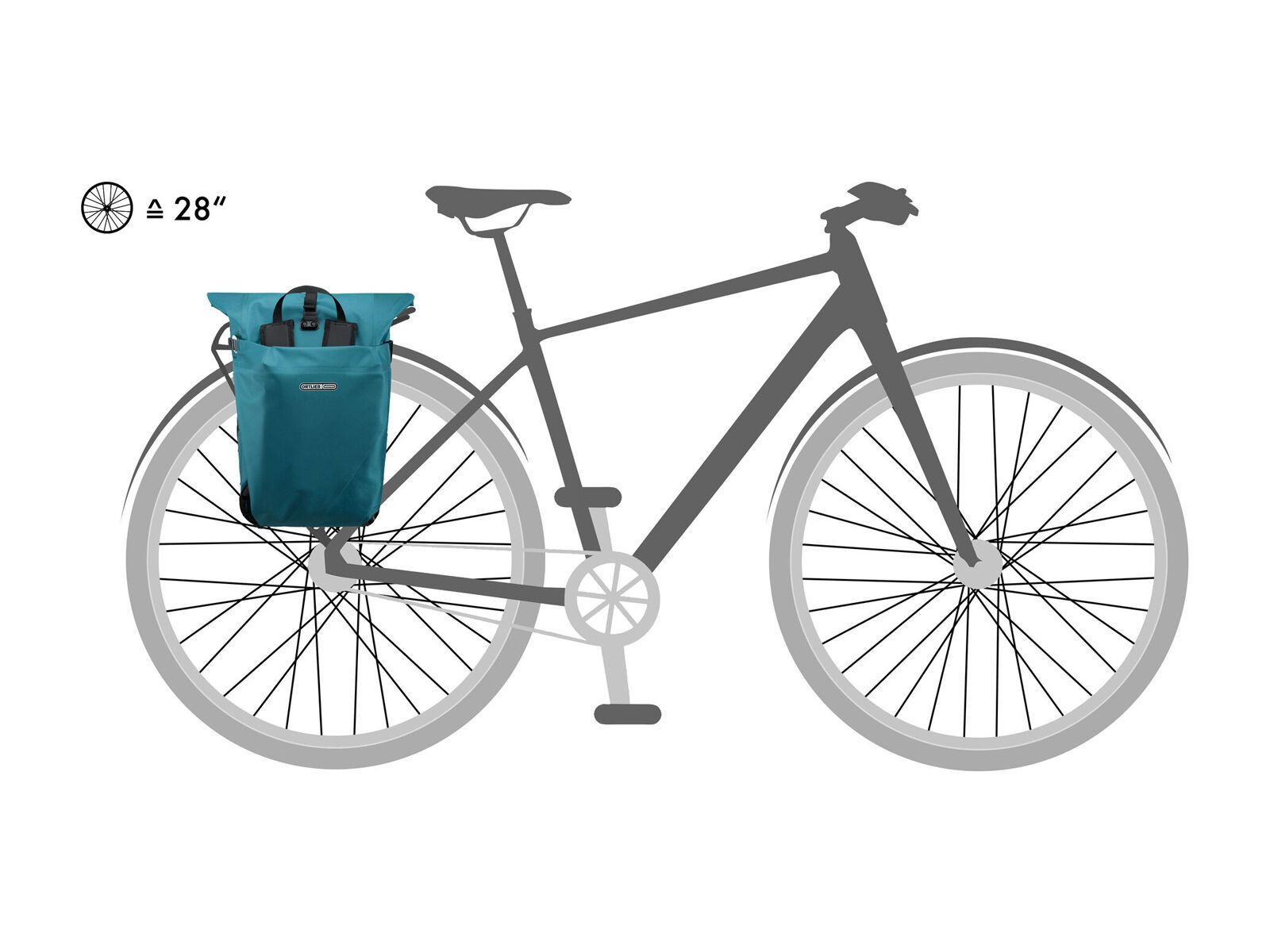 ORTLIEB Vario 20 L, petrol - Bild 7