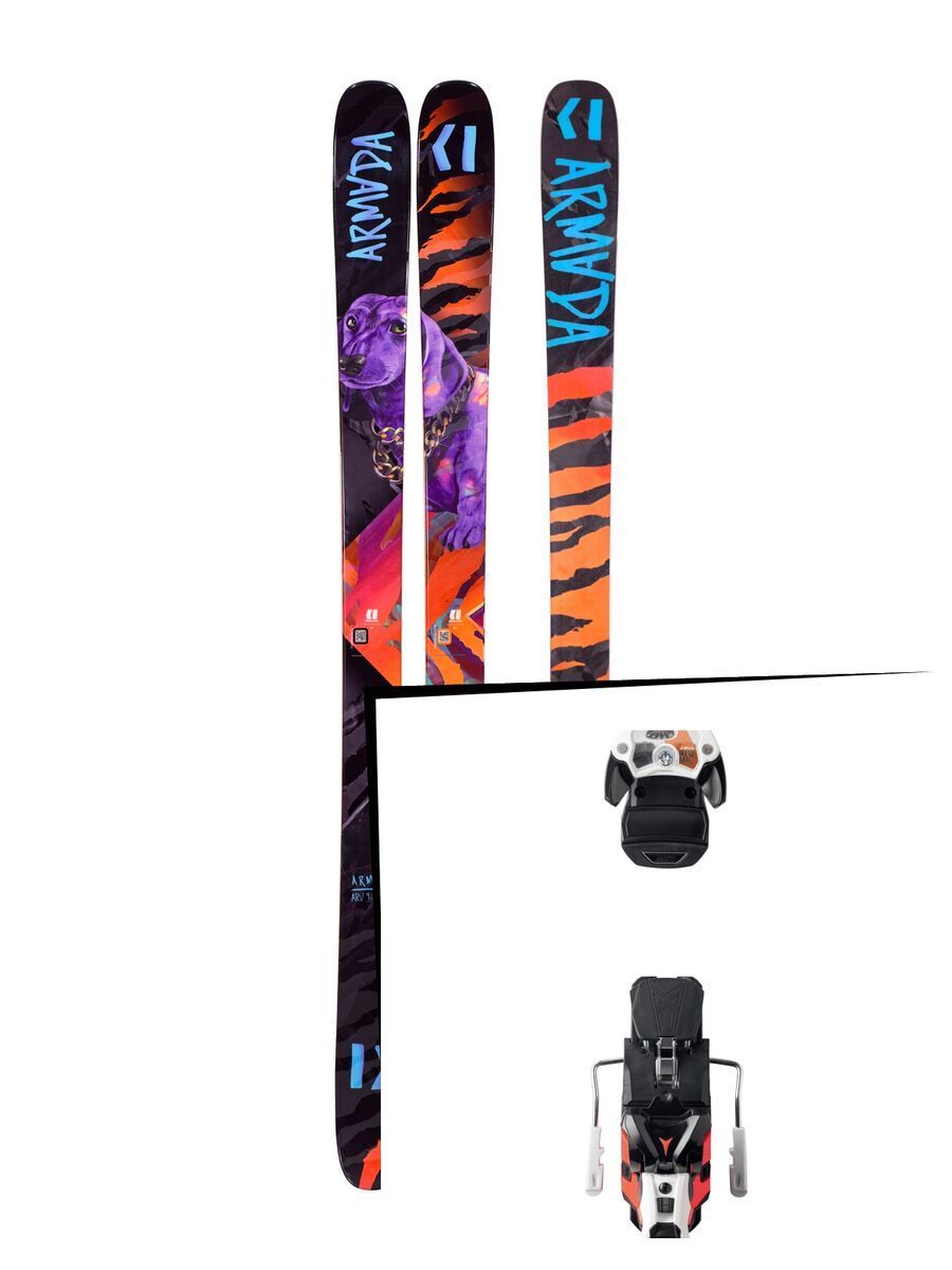 Set: Armada Arv 96 2019 + Atomic Warden MNC 13 white/black/orange - Bild 1