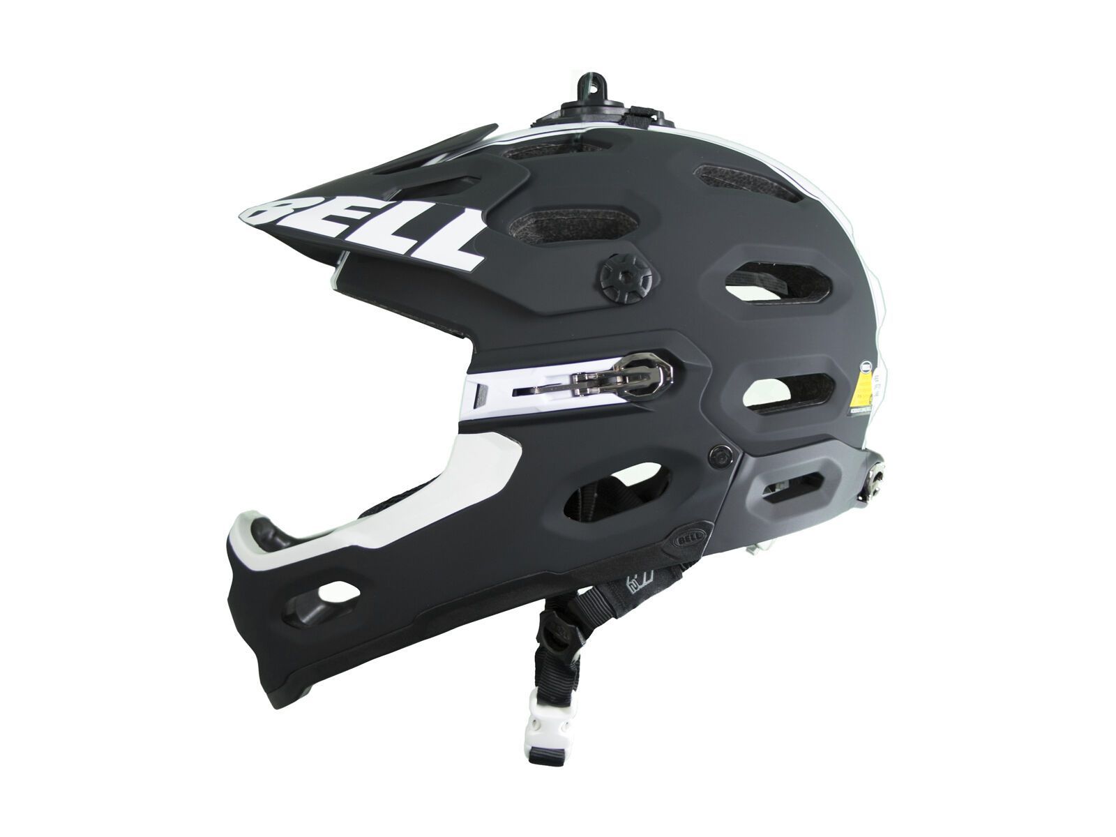 Bell Super 2R, matte black/white viper - Bild 3