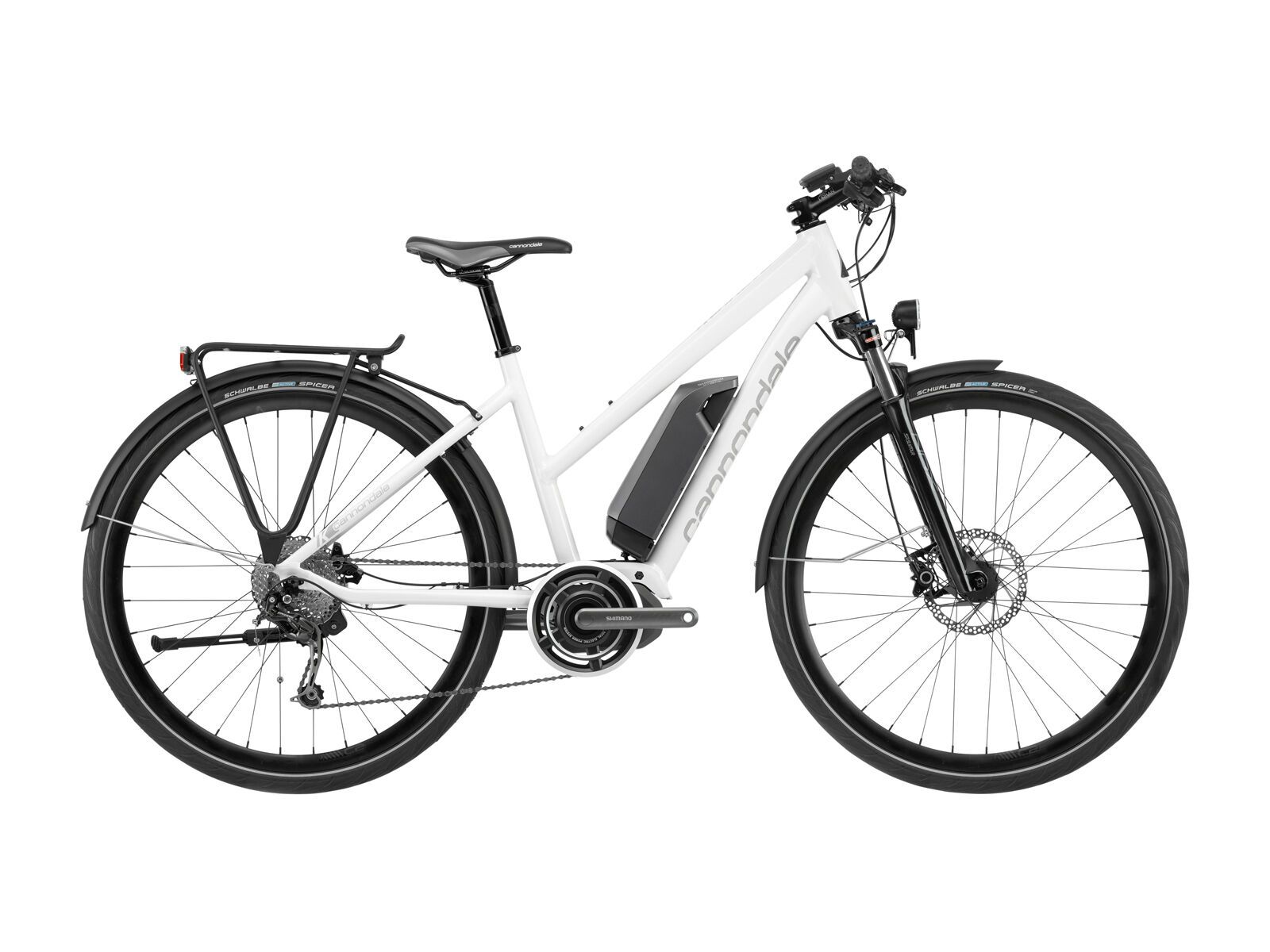 Cannondale Kinneto Equipped Women, white glossy / gray matte + dark gray matte - Bild 1