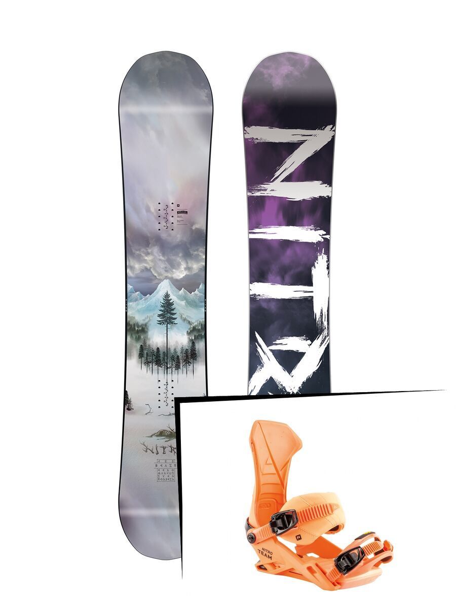 Set: Nitro Beast 2019 + Nitro Team muted brights series orange - Bild 1