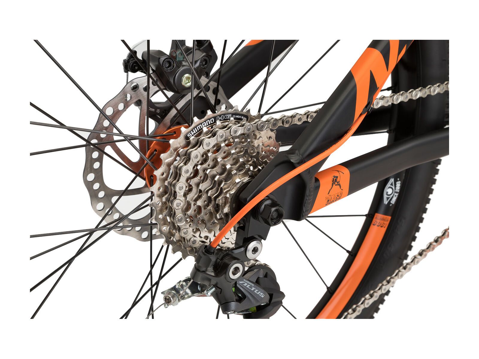 NS Bikes Clash JR 24, black/orange - Bild 7
