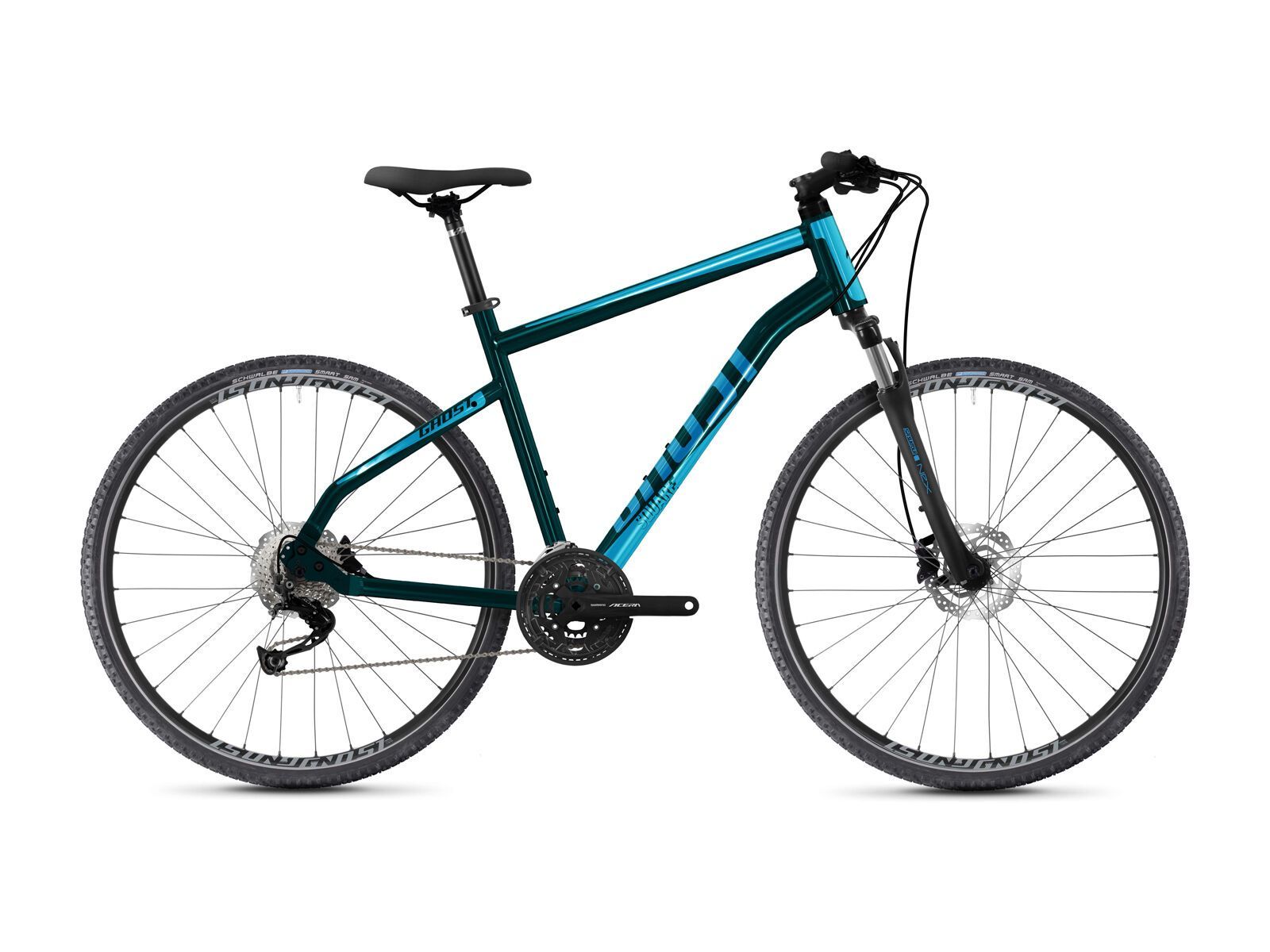 Ghost Square Cross Base, petrol/ocean - Bild 1