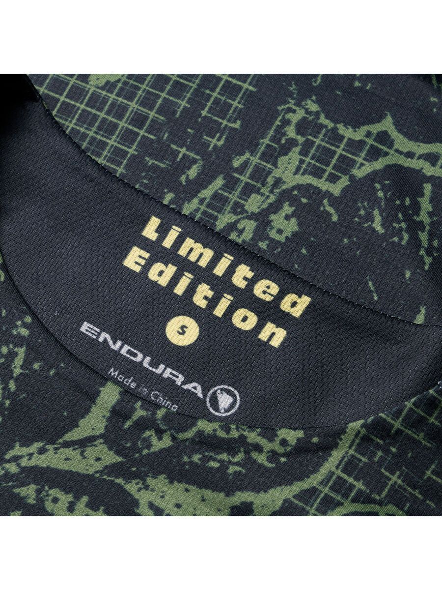 Endura Damen LTD Floral Printed T-Shirt (Langarm), schwarz - Bild 3