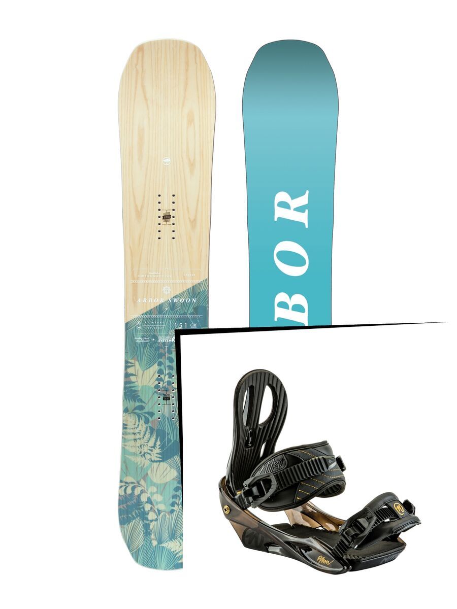 Set: Arbor Swoon Camber 2017 + Nitro Rythm (1691178S) - Bild 1