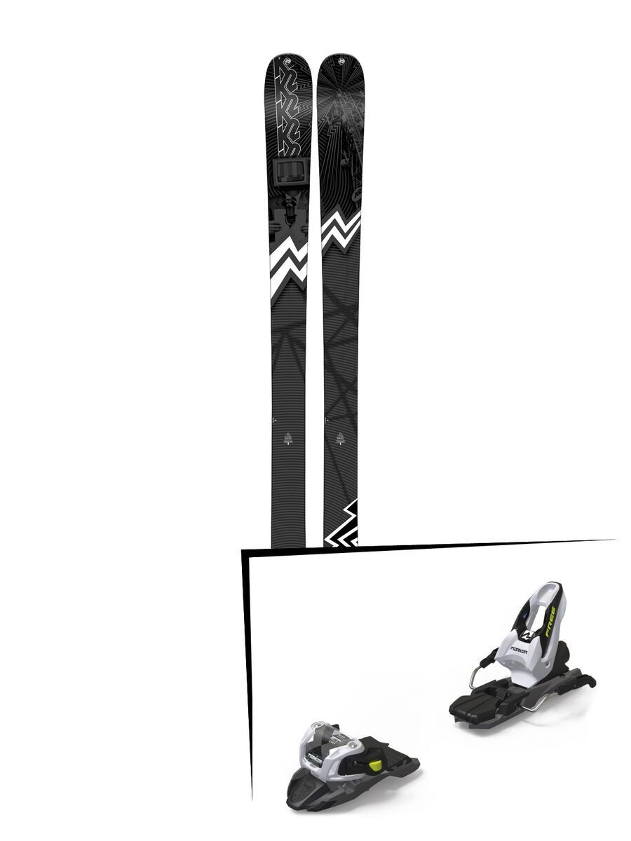 Set: K2 SKI Press 2019 + Marker Free Ten black/white - Bild 1