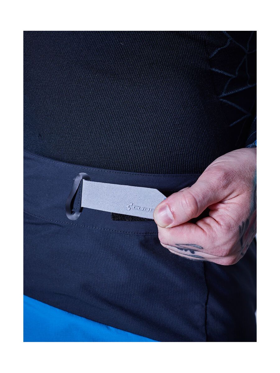 Cube Teamline Shorts, black´n´blue´n´red - Bild 2