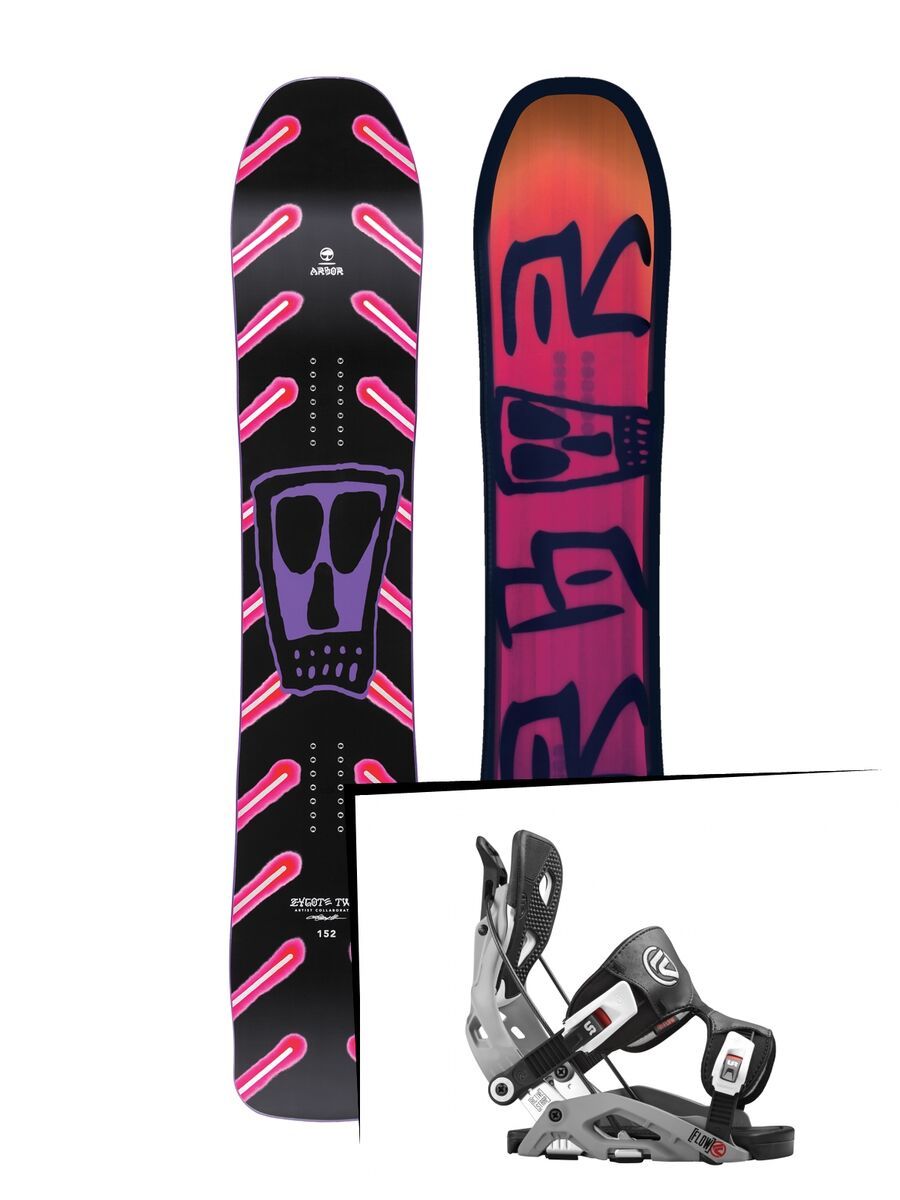 Set: Arbor Zygote Twin 2017 + Flow Fuse (1513142S) - Bild 1