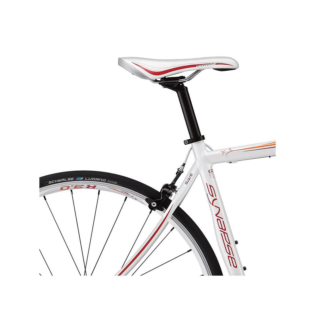 Cannondale Synapse 6 Tiagra Womens, magnesium white w/ rosy tomorrow gloss - Bild 5