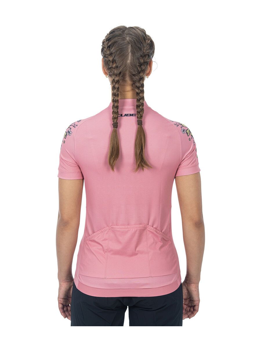 Cube ATX WS Trikot Full Zip CMPT kurzarm, coral - Bild 2