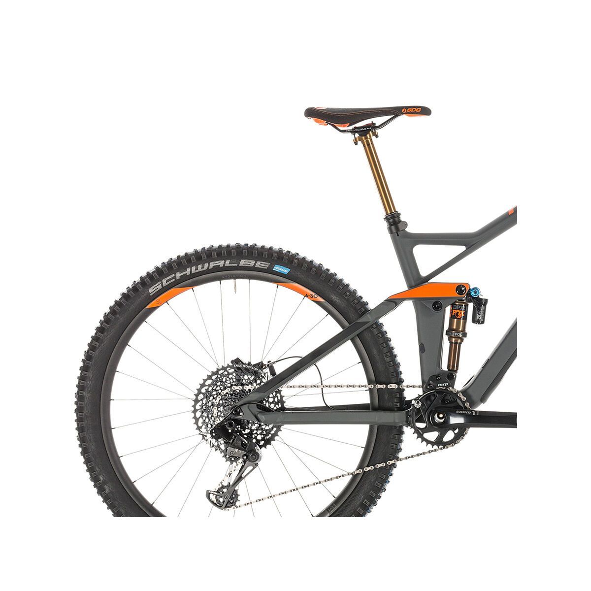 Cube Stereo 140 HPC TM 27.5, grey´n´orange - Bild 5