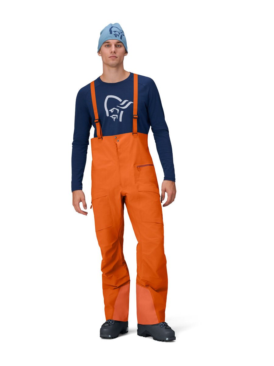 Norrona møre Gore-Tex Salopette M's, gold flame - Bild 3