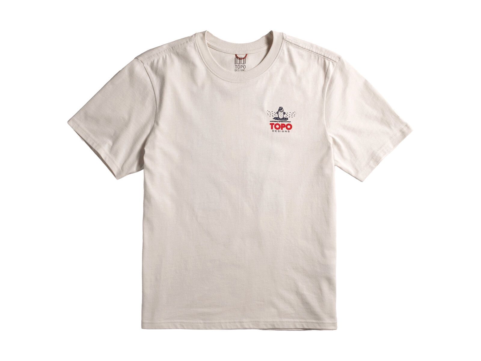 Topo Designs Mountain River Tee S/S Herren, bone white - Bild 1