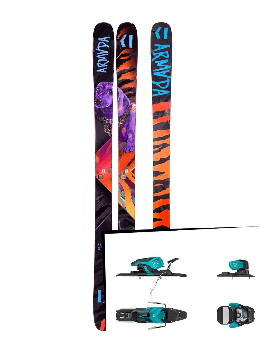 Set: Armada Arv 96 2019 + Salomon Warden 11 turquoise/black - Bild 1