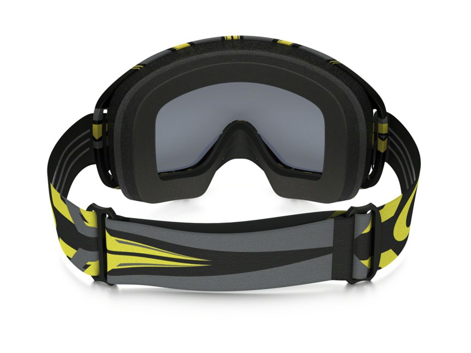 Oakley O2 MX inkl. Wechselscheibe, intimidator gun metal yellow/Lens: 24k iridium - Bild 3
