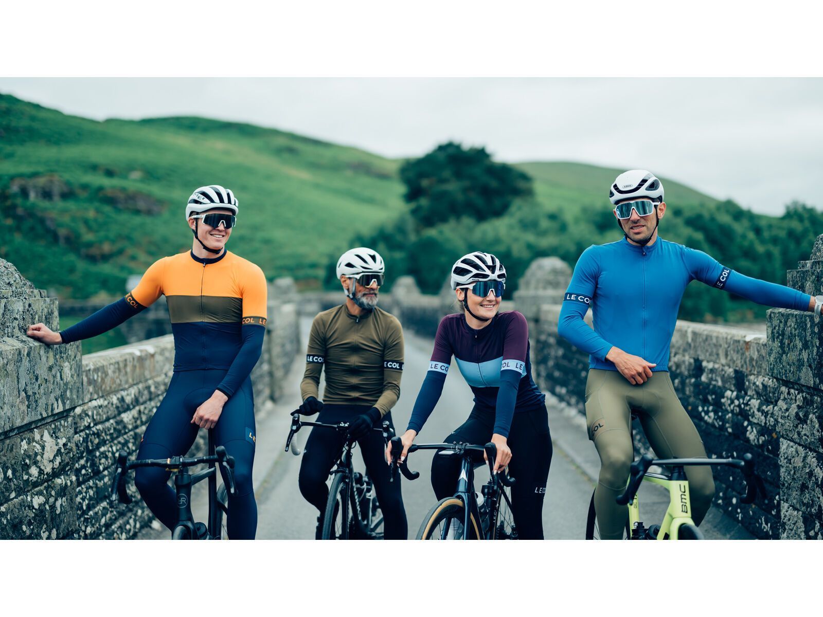 Le Col Womens Sport Tricolour Long Sleeve Jersey, navy/powder blue/purple - Bild 12