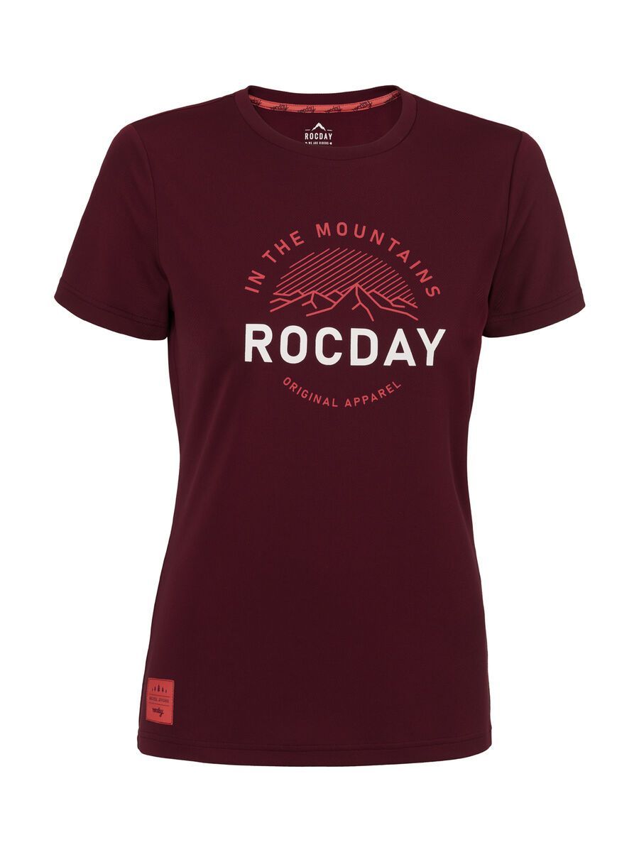 Rocday Monty Wmn Short Sleeve Jersey, burgundy - Bild 1