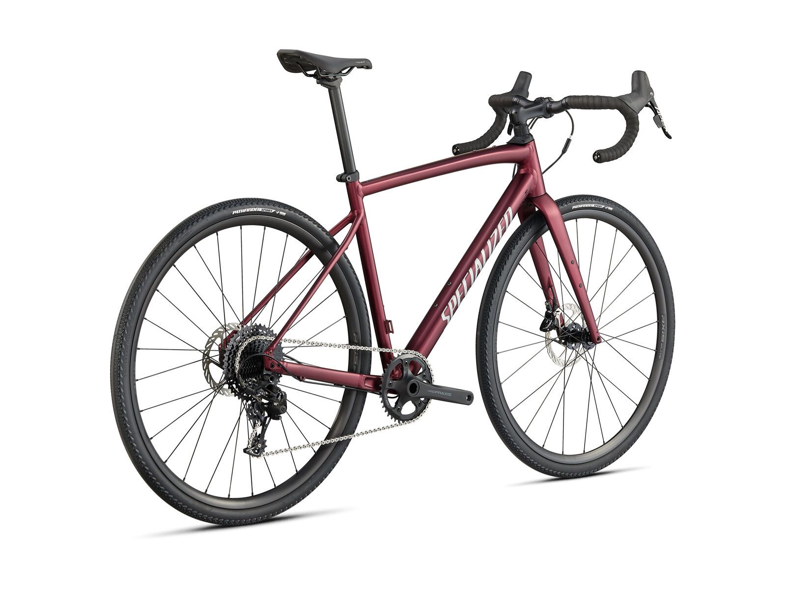 Specialized Diverge Comp E5, satin maroon/light silver/chrome - Bild 3