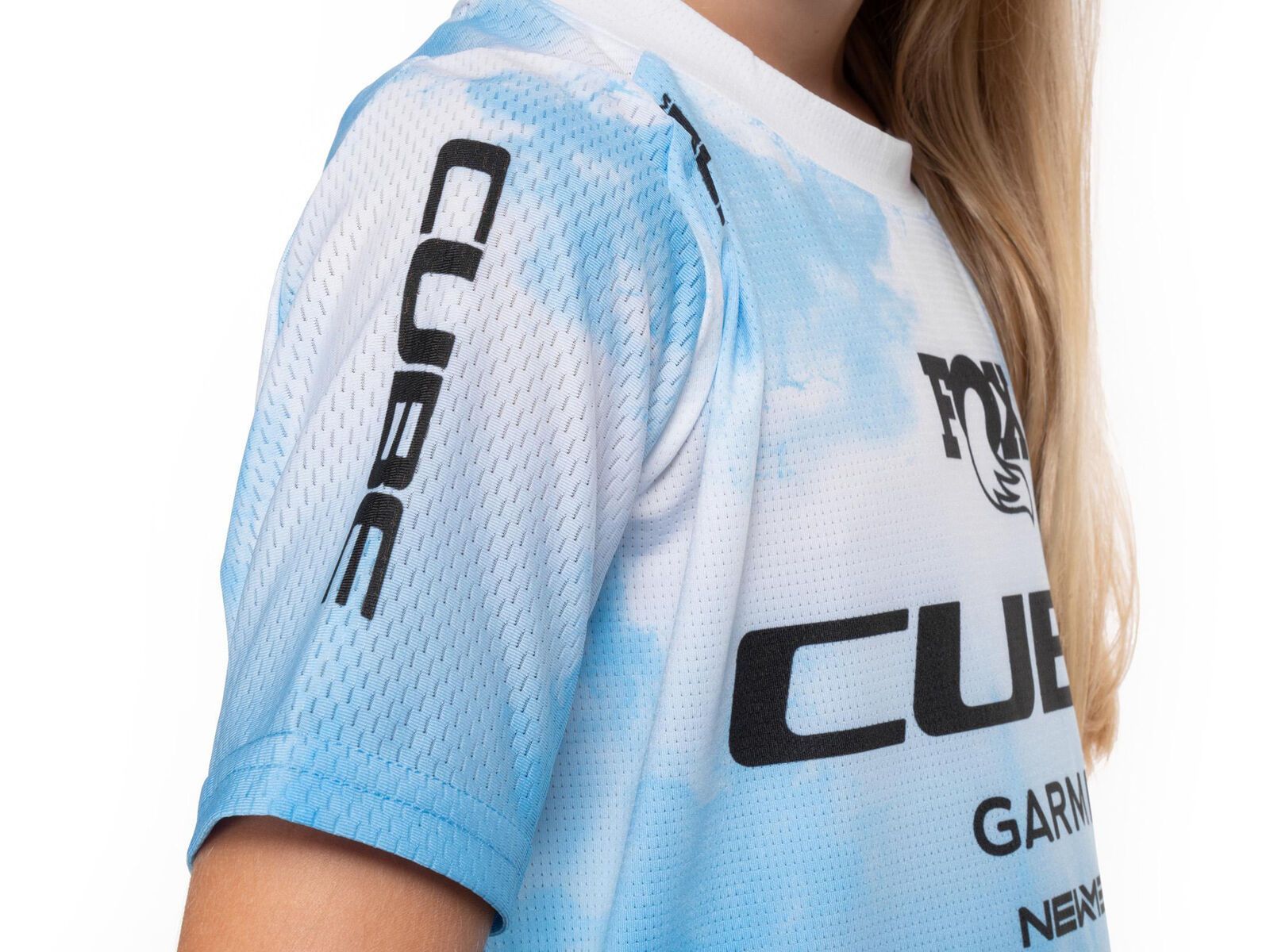 Cube MTB Trikot Rookie X Actionteam kurzarm, topas blue - Bild 5