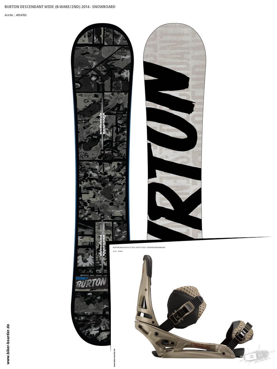 Set: Burton Descendant Wide  +  Malavita EST (493989S) - Bild 1