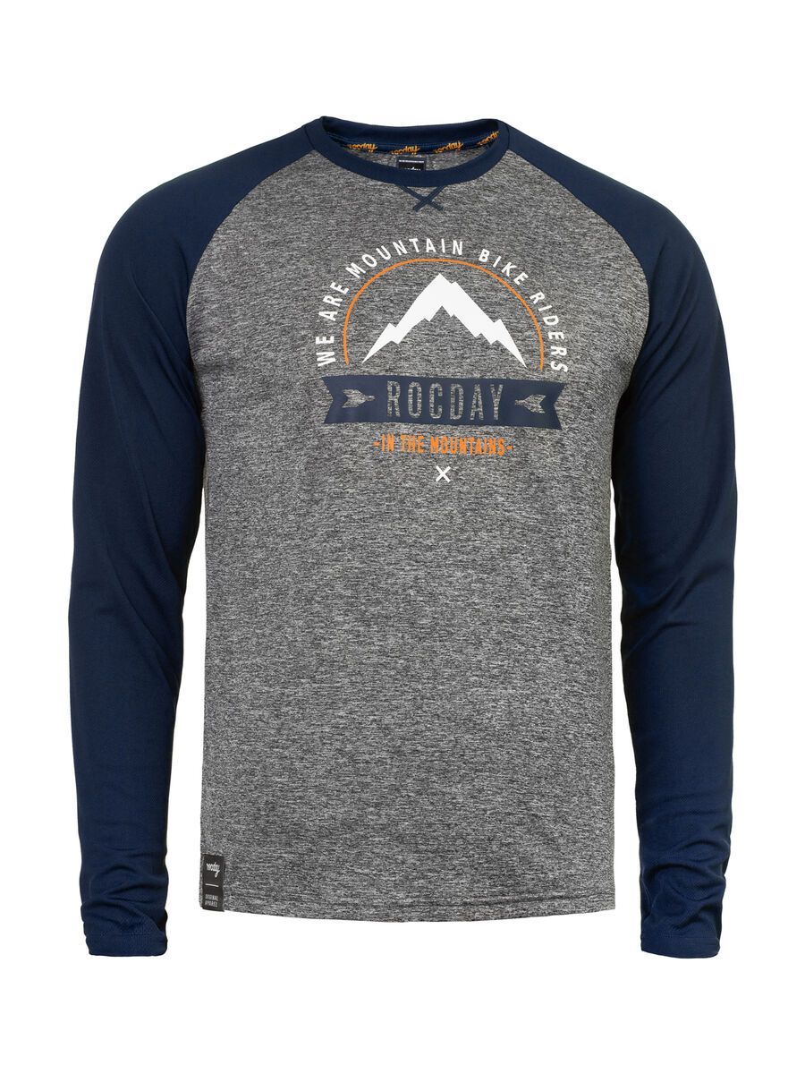 Rocday Mount Jersey, melange / dark blue - Bild 1