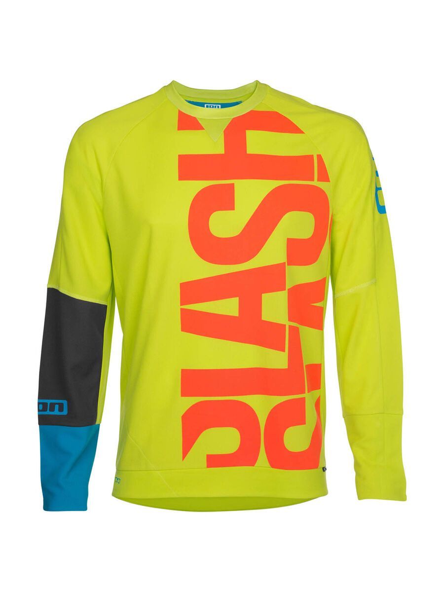 ION Bike Tee LS Voltage, lime punch - Bild 1