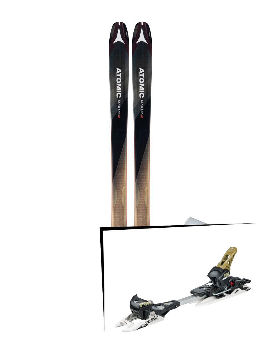 Set: Atomic Backland 85 + Hybrid Skin 85 2019 + Fritschi Diamir Freeride Pro schwarz-olive - Bild 1