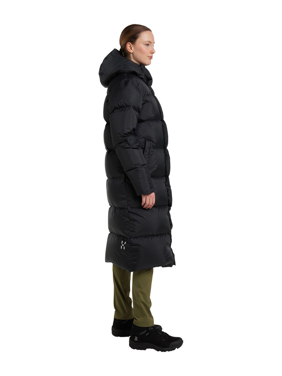 Haglöfs Long Down Parka Women, true black - Bild 4