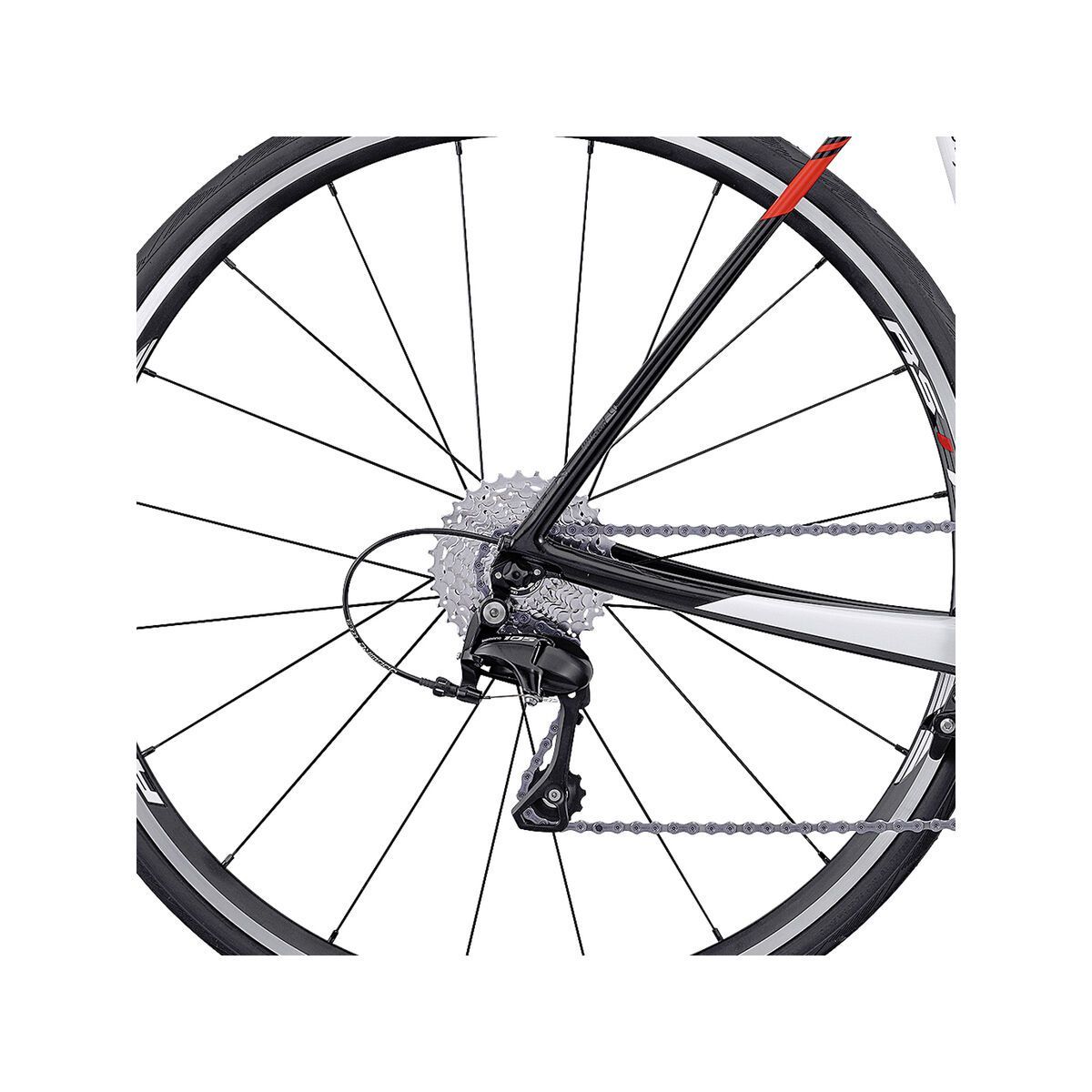 Scott Solace 20, black/white/red - Bild 4