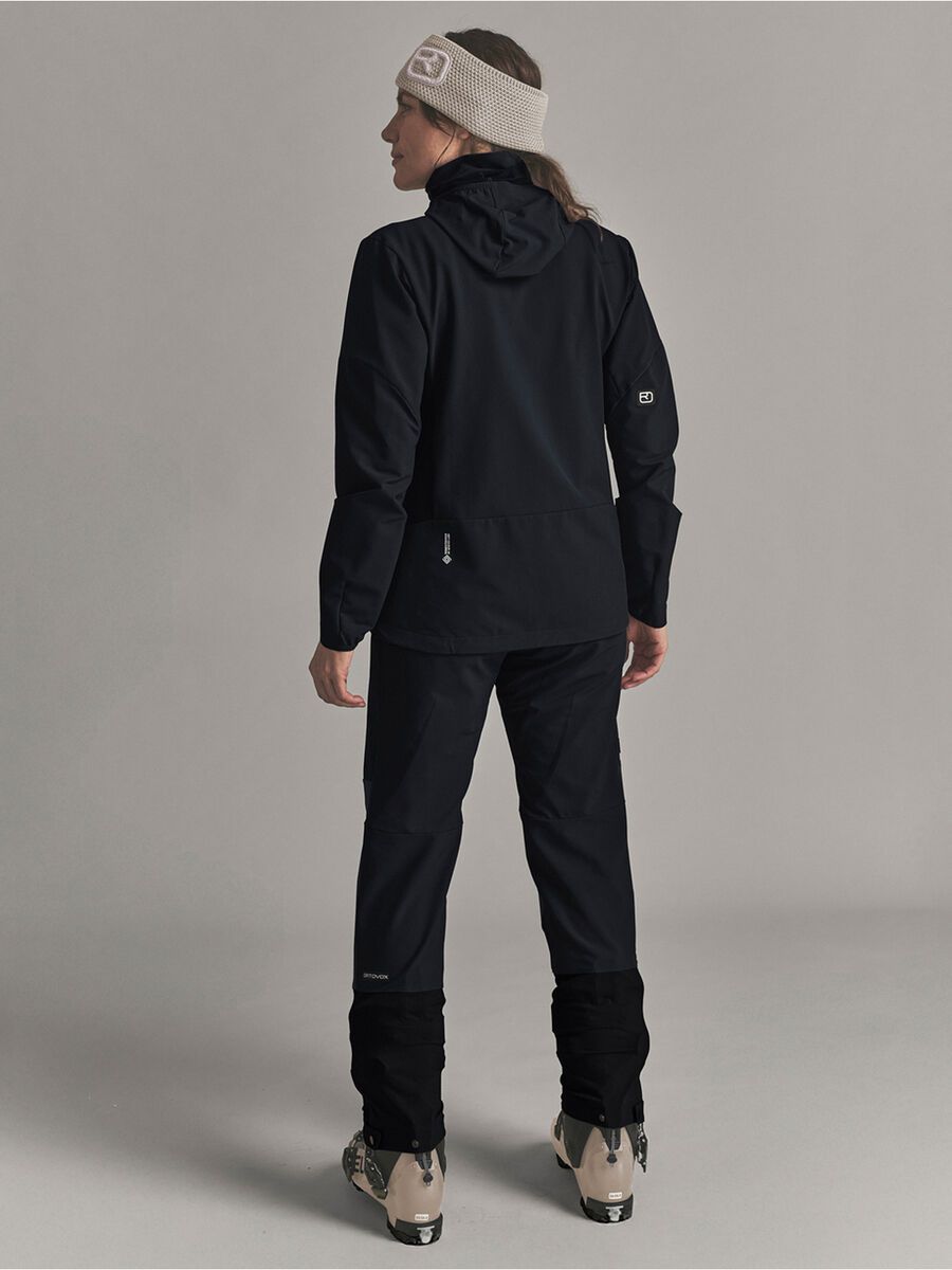 Ortovox Ortler Softshell Pants W, black raven - Bild 4