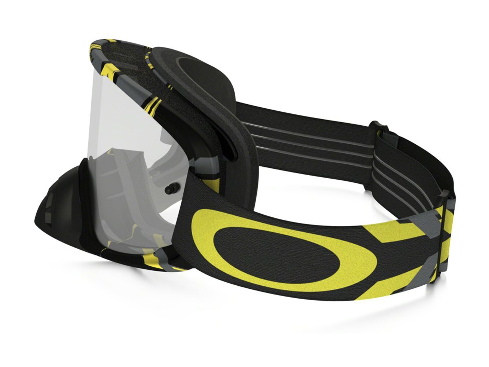 Oakley O2 MX, intimidator gun metal yellow/Lens: clear - Bild 4