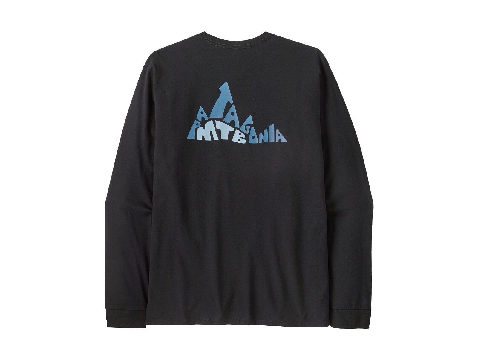 Patagonia Men's Long-Sleeved Berm Logo Responsibili-Tee, black - Bild 2