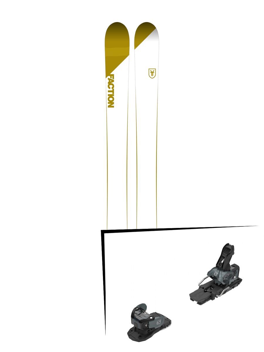 Set: Faction Candide 4.0 2018 + Salomon Warden MNC 13 black/grey - Bild 1