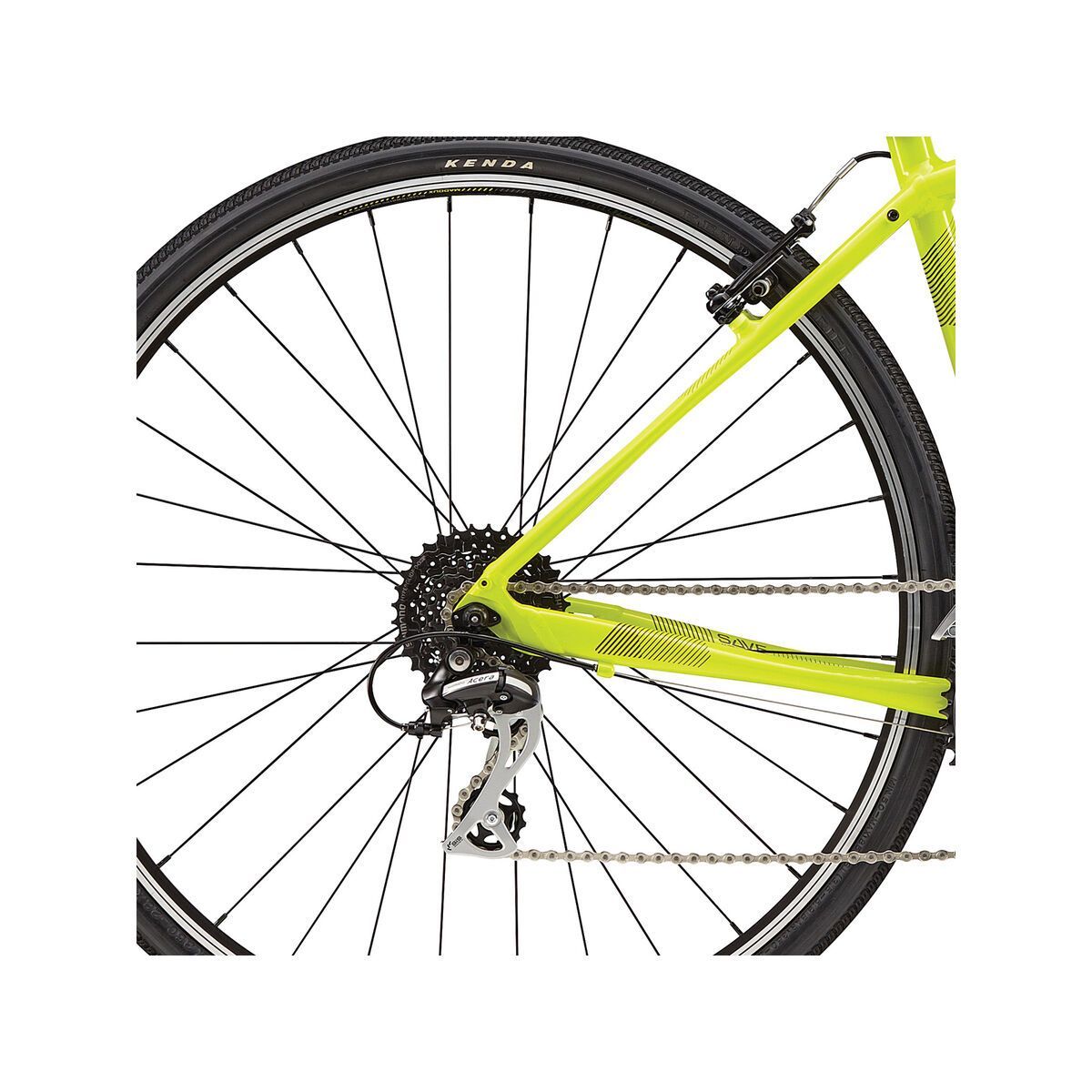 Cannondale Quick 7, neon spring w/ jet black and charcoal grey, reflective detail, gloss - NSP - Bild 4