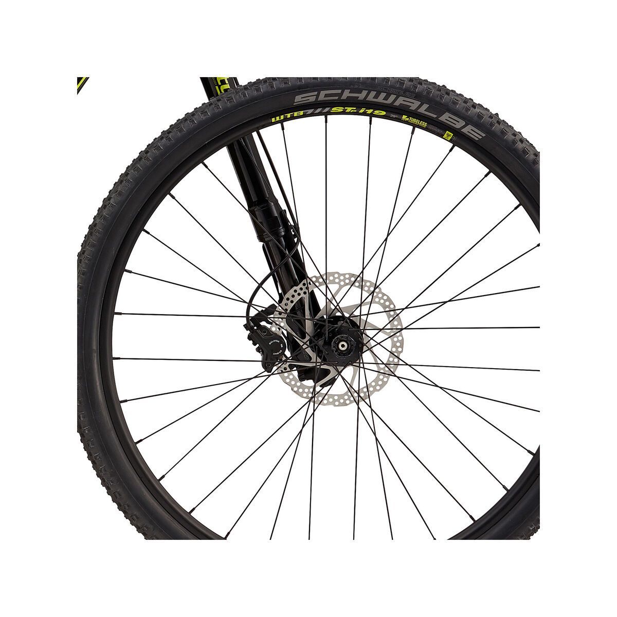 Cannondale F-Si Carbon 4 29, jet black w/ neon spring, gloss - BLK - Bild 2